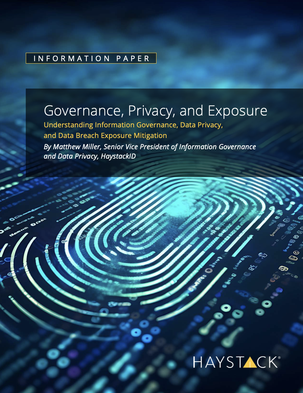 PDF Cover Image: Understanding Information Governance, Data Privacy, and Data Breach Exposure Mitigation